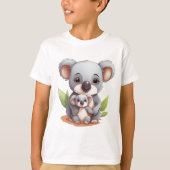 Cosy like a Koala - Niedlicher Koala-Bär T-Shirt (Vorderseite)