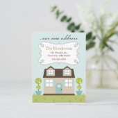 Cosy Little Zuhause Moving Ankündigungen (Stehend Vorderseite)