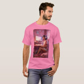 "Cosy Lofi Vibes: Niedlich Girl in Pastel Haven" T-Shirt (Vorne ganz)