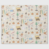 Cosy Moody Autumn Week Geschenkpapier (Flach)