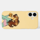 Cosy Morning Coffee Moffee Art Case-Mate iPhone Hülle (Rückseite (Horizontal))