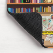 Cosy Mystery Bookshelf Mousepad (Ecke)