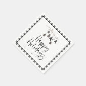 Cosy Nature Holiday Party Napkins Serviette (Ecke)