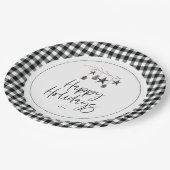 Cosy Nature Holiday Party Pappteller (Schrägansicht)