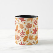 "Cosy Nature Inspiriert Leaf Design Tasse" Tasse (Zentrum)