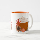 Cosy Orange Fall Coffee Tasse - Erntedank Herbst (VorderseiteRechts)