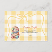 Cosy Patchwork Halloween Diapper Raffle Begleitkarte (Vorderseite)