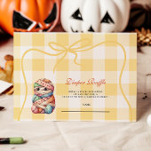 Cosy Patchwork Halloween Diapper Raffle Begleitkarte