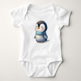 Cosy Penguin Baby Strampler