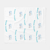 Cosy Penguin Fleece Blanket (Vorderseite (Horizontal))