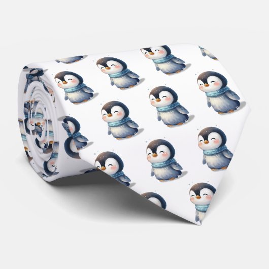 Cosy Penguin Krawatte (Gerollt)