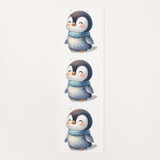 Cosy Penguin Yogamatte (Vorderseite)