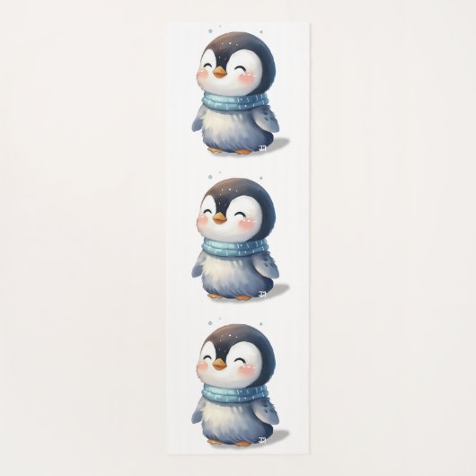 Cosy Penguin Yogamatte (Rückseite)