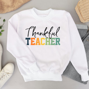 Cosy Pumpkin Danksagend Lehrerin Sweatshirtt für d Sweatshirt