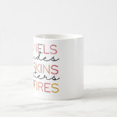 Cosy Pumpkin Patch Graphic T - Shirt Kaffeetasse (Mittel)