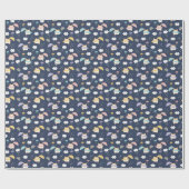 Cosy Rainy Day Muster Wrapping Paper Roll Geschenkpapier (Flach)