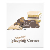 Cosy Reading Nook Animal Themed Book Poster (Vorne)