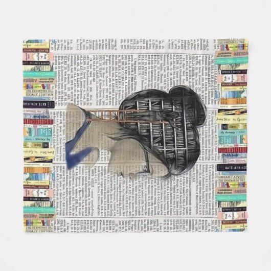 Cosy Reading Nook Fleecedecke (Vorderseite (Horizontal))