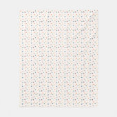 Cosy Retro Terrazzo Fleece Blanket (Vorderseite)