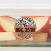 Cosy rustic Christmas Kraft Thema Classic Stickers Etiketten (Befestigt)