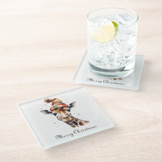 Cosy Safari Weihnachten, Brauch Glasuntersetzer (Schrägansicht)