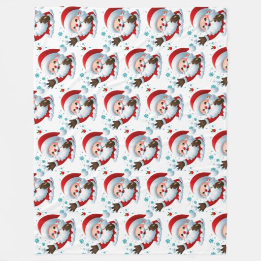 Cosy Santa Fleece Blanket (Vorderseite)
