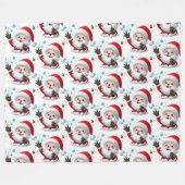Cosy Santa Fleece Blanket (Vorderseite (Horizontal))