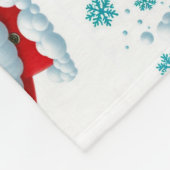 Cosy Santa Fleece Blanket (Ecke)