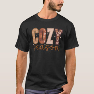 Cosy Season Pumpkin Herbst Herbst Y alle Blätter D T-Shirt