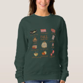 Cosy Selfcare Fall Bucket List Sweatshirt (Vorderseite)