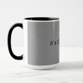 Cosy Sips Coffee Tasse - Grau Edition (Links)