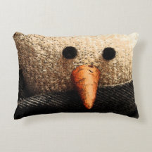 Cosy Snowman Accent Pillow