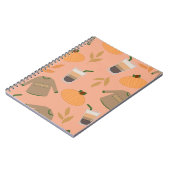 Cosy Sweater Pattern Spiral Foto Notebook Notizblock (Linke Seite)