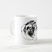 Cosy Tabby on Winter Watch Kaffeetasse (Vorderseite Links)