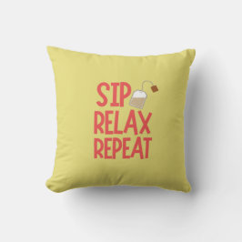 Cosy Tea Lover's Kissen - Elegantes Zuhause Décor 