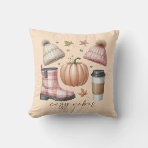 Cosy Vibes Fall-Themed Kissen