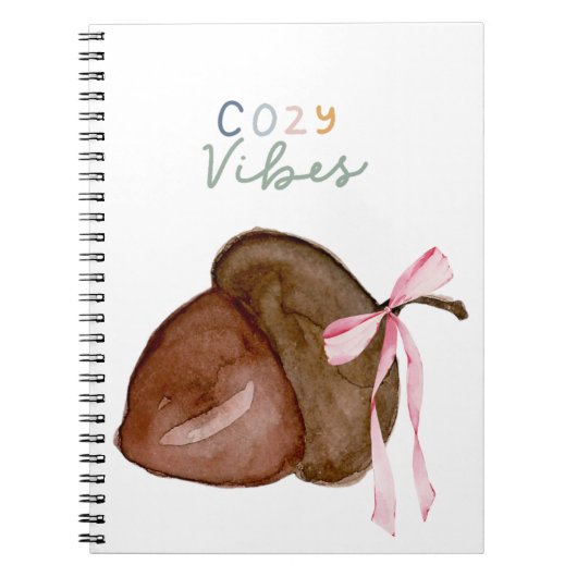 Cosy vibes Notebook Notizblock (Vorderseite)