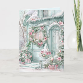 Cosy Vintage Christmas Card Karte