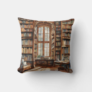 Cosy Watercolor Library Kissen