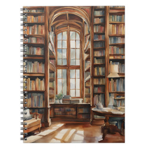 Cosy Watercolor Library Notizblock