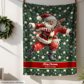 Cosy Watercolor Weihnachts-Weihnachtskalender Fleecedecke