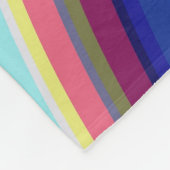 Cosy Waves - Blue Zigzag Blanket Fleecedecke (Ecke)