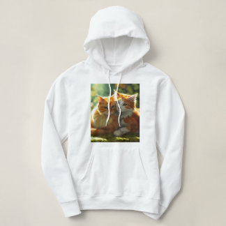 Cosy Whimsical Cats Hoodie Design