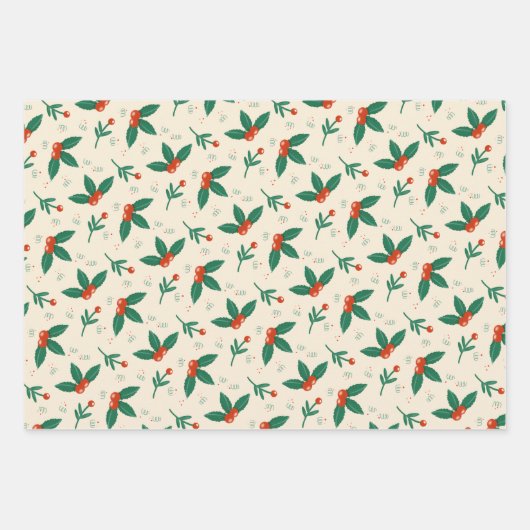 Cosy Whimsical Geschenkpapier - Designs Set 1 (Vorderseite 3)