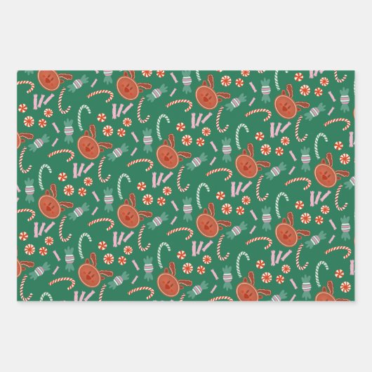 Cosy Whimsical Geschenkpapier - Designs Set 3 (Vorderseite 3)