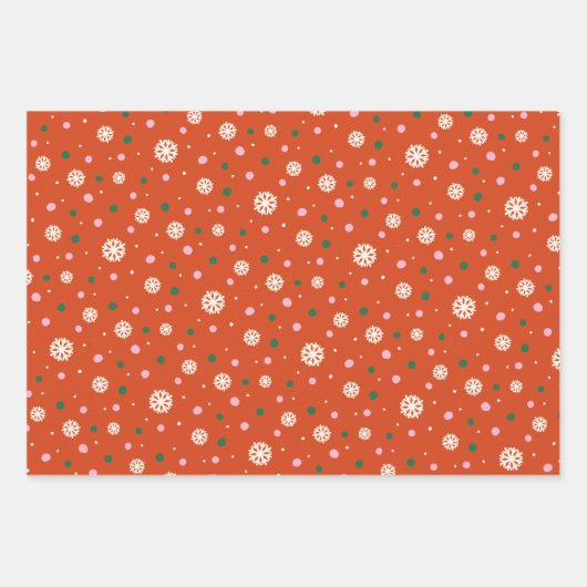 Cosy Whimsical Geschenkpapier - Designs Set 3 (Vorderseite)