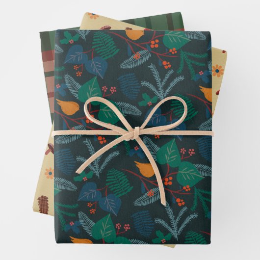 Cosy Whimsical Geschenkpapier - Designs Set 5 (Beispiel)