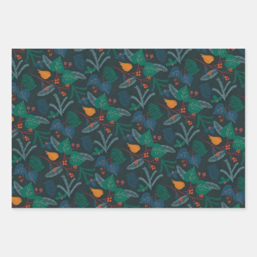 Cosy Whimsical Geschenkpapier - Designs Set 5 (Vorderseite)