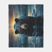 Cosy Wilderness Bear Blanket Fleecedecke (Vorderseite)