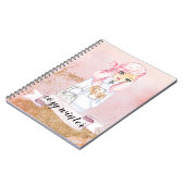 cosy Winter Blogger Girl-Planer Notebook Notizblock (Linke Seite)